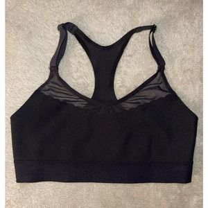 Victoria's Secret Incredible Light Cut Out Size‎ Small Black Sports Bra